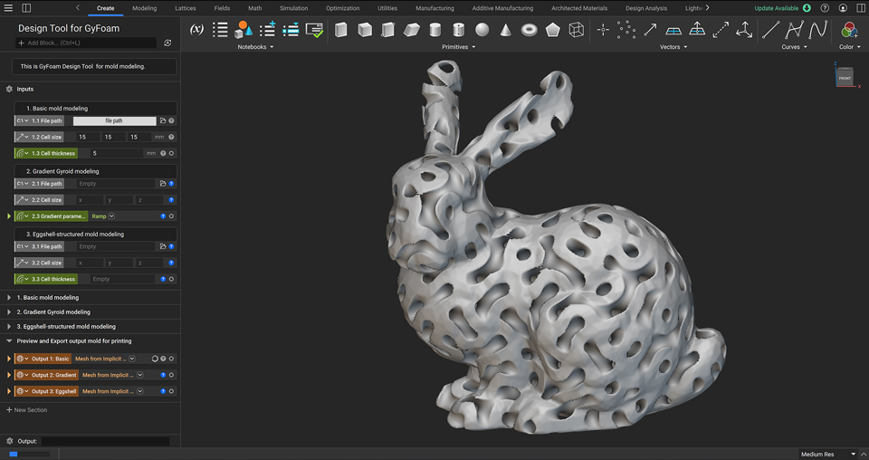 Gyroid rabbit